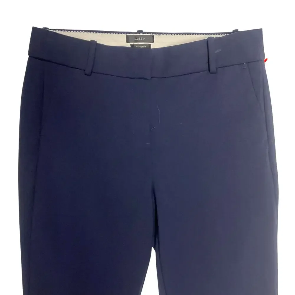 J.Crew Women's Cameron Navy Dress Pants Size 10T
